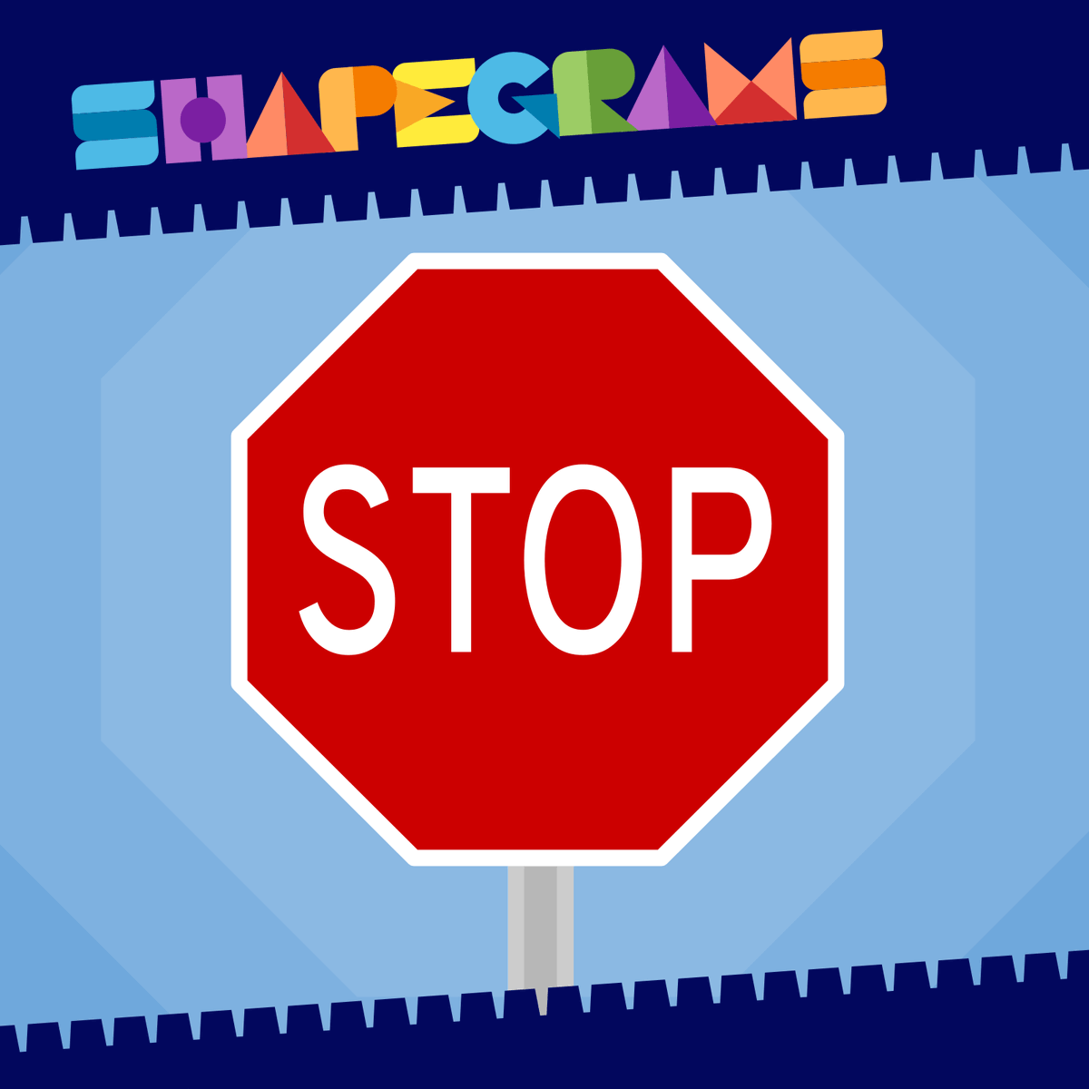 Drawing a stop sign in Google Slides or Google Drawings? Tony suggests using the Overpass font because it closely matches the font used on real stop signs.

The Stop Sign Zipper challenge is free:
shapegrams.com/stop

Level = Beginning Blue
🟦⬜️⬜️⬜️⬜️