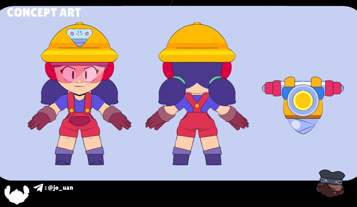 #Brawlstars #Brawlstarsart #concept #Jacky