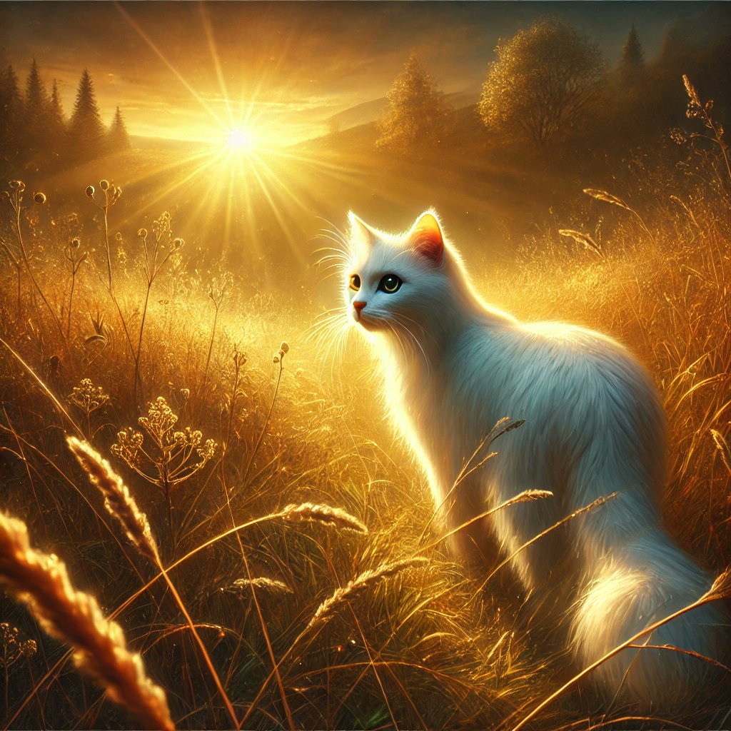 ryuji_VR's tweet photo. 夕日の光で輝く白猫と草原
#猫イラスト
#生成AI
#Prompts
#GoldenCat
#SunsetMeadow
#EtherealBeauty
#RealSurrealism
#SunlitFur
#MeadowMagic
#TwilightCat https://t.co/Om1dkzDfNi