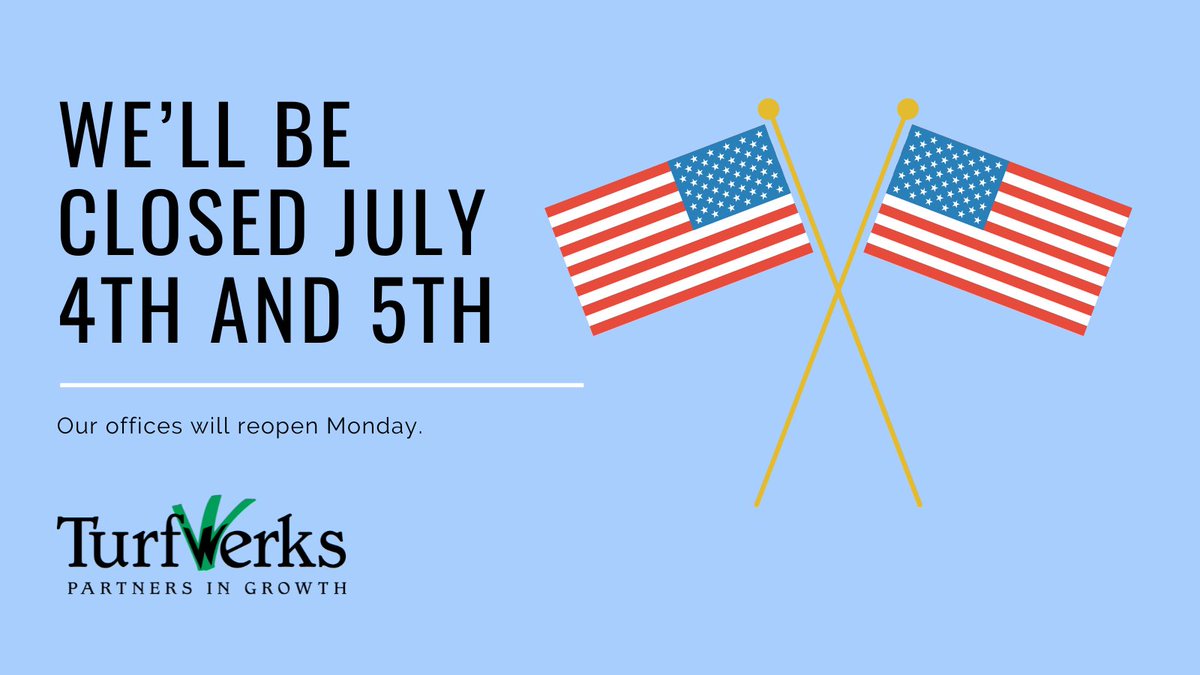 Our offices will be closed this Thursday and Friday. We hope everyone has a great, safe weekend!