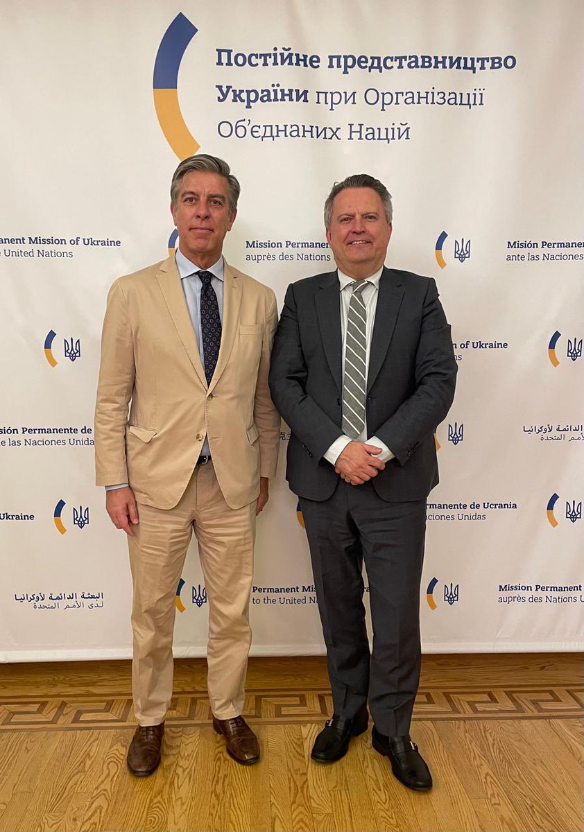 Sergiy Kyslytsya 🇺🇦 (@sergiykyslytsya) on Twitter photo Foi com muito prazer que recebi o novo Representante Permanente de Portugal junto das Nações Unidas <a href="/Portugal_UN/">Portugal at the UN</a> , o Embaixador Rui Vinhas <a href="/ruivinhas5/">Rui Vinhas</a> . Portugal é um verdadeiro amigo da Ucrânia tendo prestado a sua ajuda ao meu país no momento mais crítico da sua história Foi com muito prazer que recebi o novo Representante Permanente de Portugal junto das Nações Unidas <a href="/Portugal_UN/">Portugal at the UN</a> , o Embaixador Rui Vinhas <a href="/ruivinhas5/">Rui Vinhas</a> . Portugal é um verdadeiro amigo da Ucrânia tendo prestado a sua ajuda ao meu país no momento mais crítico da sua história