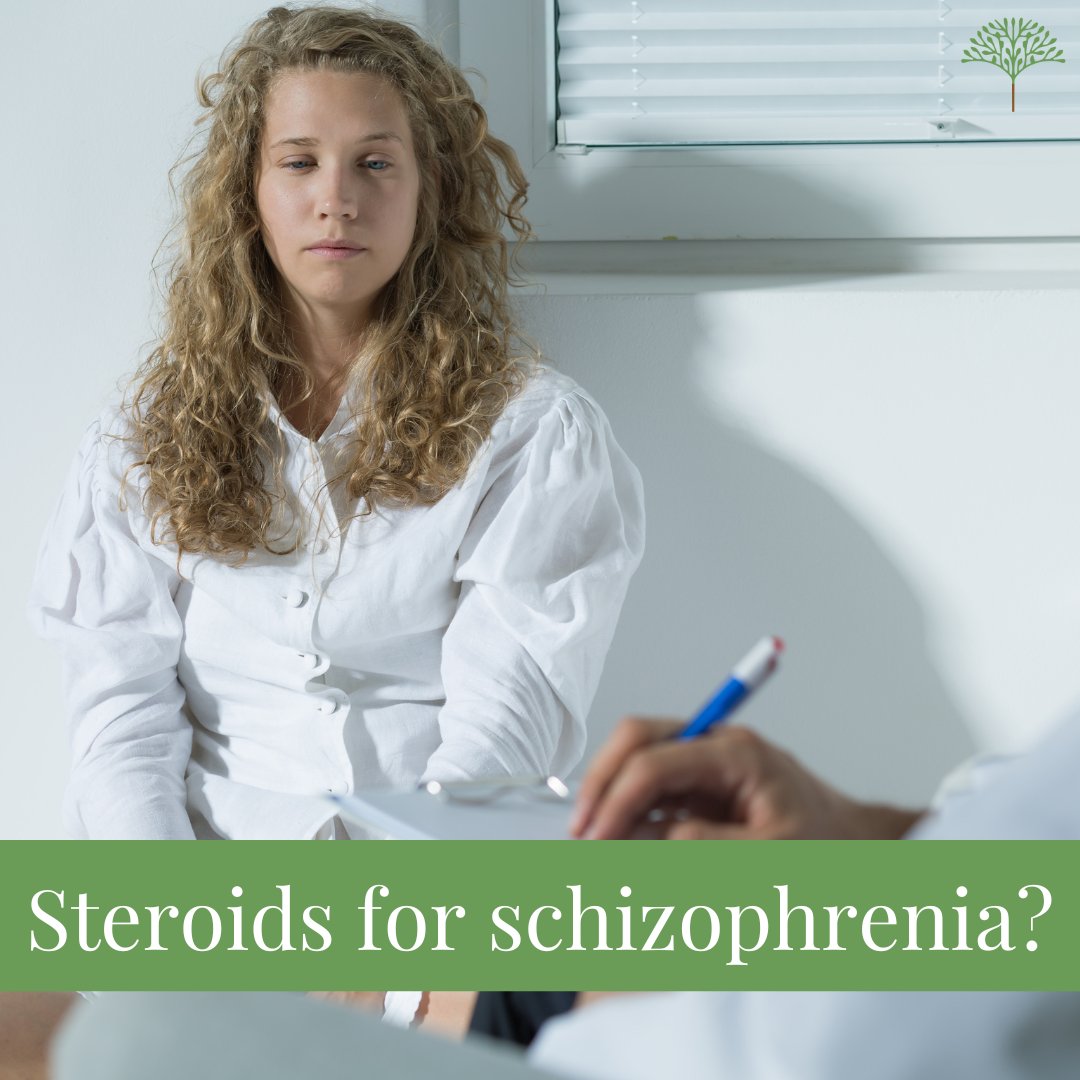 ErikMessamoreMD's tweet photo. If schizophrenia can be caused by inflammation, and if steroids are very good anti-inflammation drugs, then would at least some people with schizophrenia benefit from treatment with anti-inflammatory steroids? 

Learn more 👉 https://t.co/ORgrYboEUh

#schizophrenia https://t.co/jZaqvGMoRw