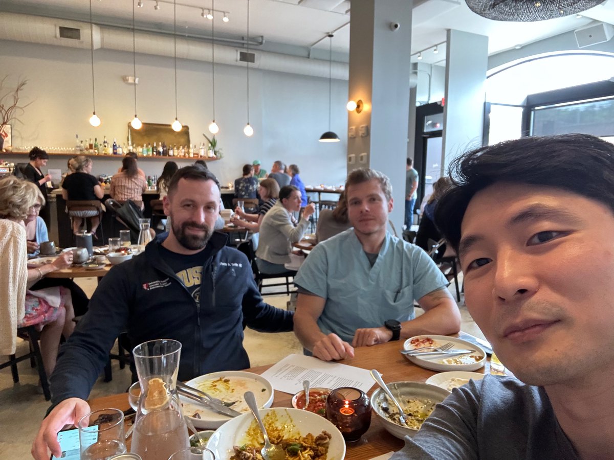 William Yoon (@_wyoon) on Twitter photo Last dinner with graduating resident and fellow <a href="/PagingDrSmith/">Justin Alan Smith</a> <a href="/BurkJk/">Josh Burk MD, MBA</a>
<a href="/HarringtonHVI/">UH Harrington Heart & Vascular Institute</a> <a href="/UHVascular/">UH Vascular Surgery</a> Last dinner with graduating resident and fellow <a href="/PagingDrSmith/">Justin Alan Smith</a> <a href="/BurkJk/">Josh Burk MD, MBA</a>
<a href="/HarringtonHVI/">UH Harrington Heart & Vascular Institute</a> <a href="/UHVascular/">UH Vascular Surgery</a>