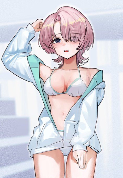 #学マス
「…どうですか…水着」

まず、あなた一人の褒める言葉が聞きたくて
有村麻央 