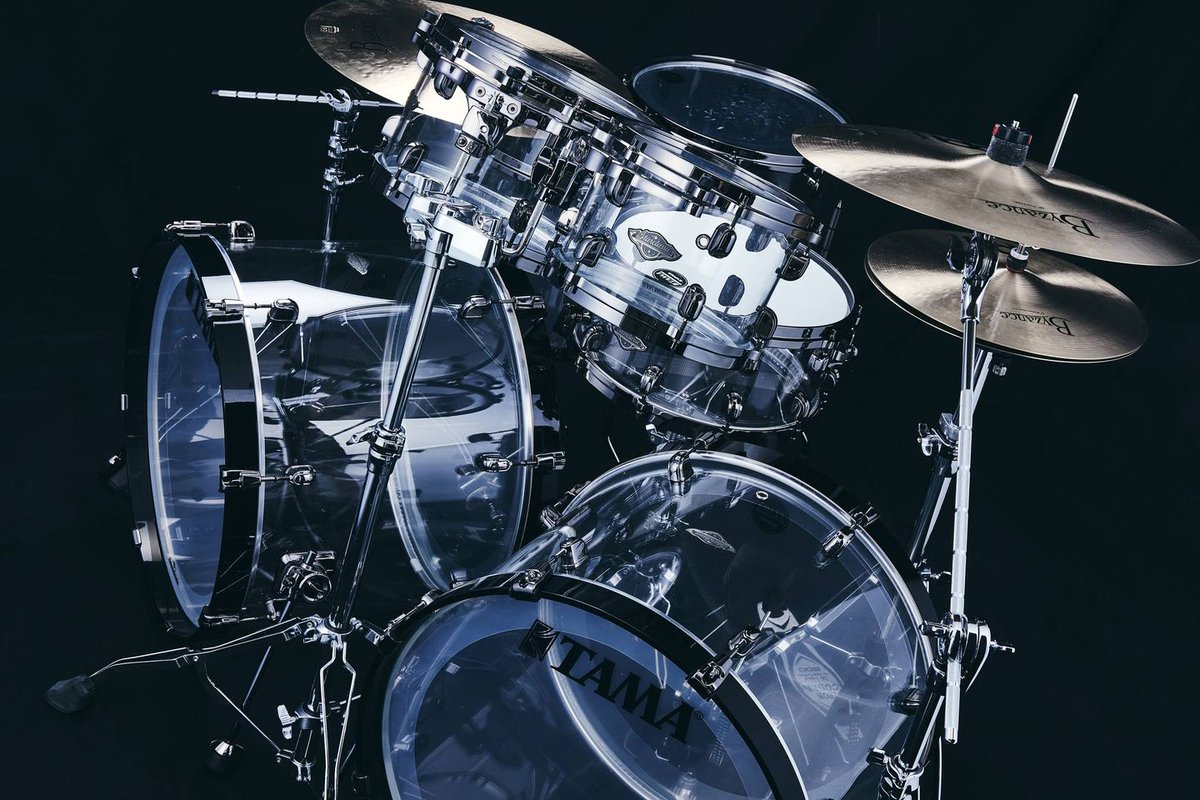 TAMAofficial's tweet photo. The Starclassic Mirage features acrylic shells that deliver a punchy attack, rich tones, and stunning looks. https://t.co/nmJXrwz37v