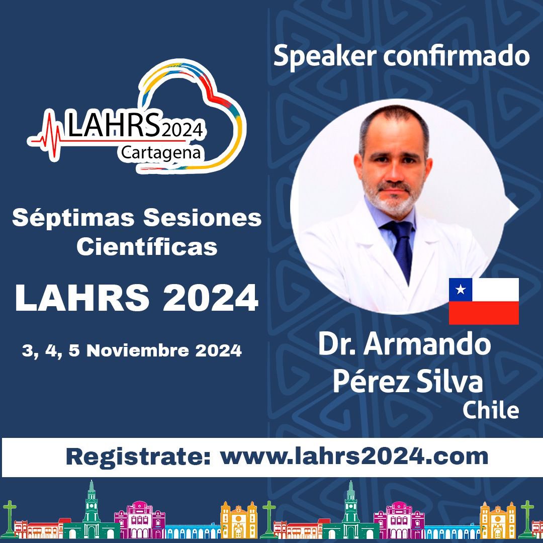 LAHRS (@lahrsonline1) on Twitter photo Congreso #LAHRS2024 Cartagena 🇨🇴
3, 4 y 5 de noviembre 2024! 📅
Dr <a href="/Aperezsilva77/">Armando Pérez Silva</a> 🇨🇱 cardiólogo especialista en electrofisiología, al referirse a la técnica de cardioneuroablación que se aplica en el Guillermo Grant Benavente
lahrs2024.com Congreso #LAHRS2024 Cartagena 🇨🇴
3, 4 y 5 de noviembre 2024! 📅
Dr <a href="/Aperezsilva77/">Armando Pérez Silva</a> 🇨🇱 cardiólogo especialista en electrofisiología, al referirse a la técnica de cardioneuroablación que se aplica en el Guillermo Grant Benavente
lahrs2024.com
