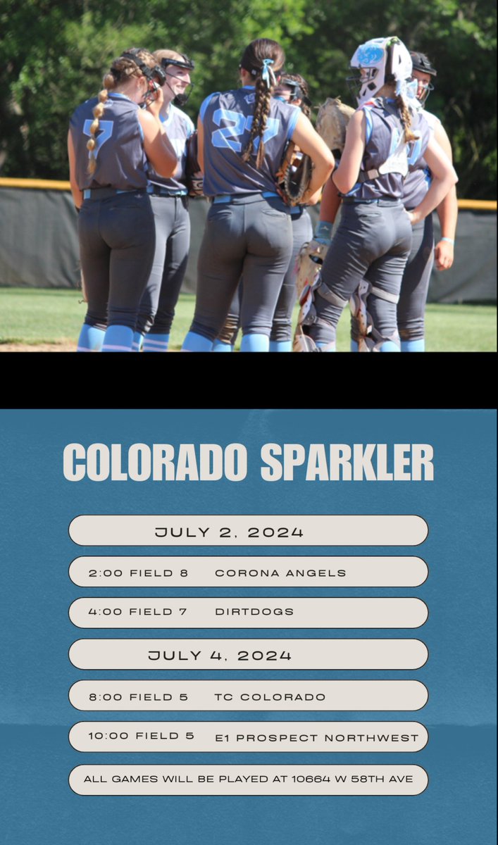 Natalie Bryant (@nataliebryant53) on Twitter photo I’m so excited to be going to the Colorado Sparkler Showcase this week with my team! Here is our schedule,come check us out!! <a href="/rhino_softball/">Rhino Softball</a> <a href="/RS_Holba/">Rhino Softball-16U Holba</a> <a href="/D1Softball/">D1Softball</a> <a href="/UWAA_United/">United Women’s Athletic Association</a> <a href="/GoMVBSoftball/">Athlete Recruiting Promotion - Softball</a> I’m so excited to be going to the Colorado Sparkler Showcase this week with my team! Here is our schedule,come check us out!! <a href="/rhino_softball/">Rhino Softball</a> <a href="/RS_Holba/">Rhino Softball-16U Holba</a> <a href="/D1Softball/">D1Softball</a> <a href="/UWAA_United/">United Women’s Athletic Association</a> <a href="/GoMVBSoftball/">Athlete Recruiting Promotion - Softball</a>