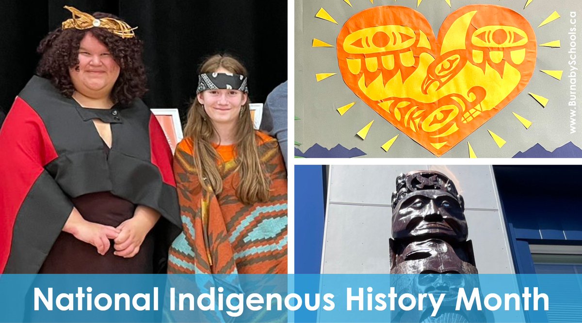 As the end of #NationalIndigenousHistoryMonth nears, examples of some of the celebrations, reflections, teachings, and actions toward Reconciliation across #BurnabySchools can be found here: ow.ly/6fZH50Ssc5J
