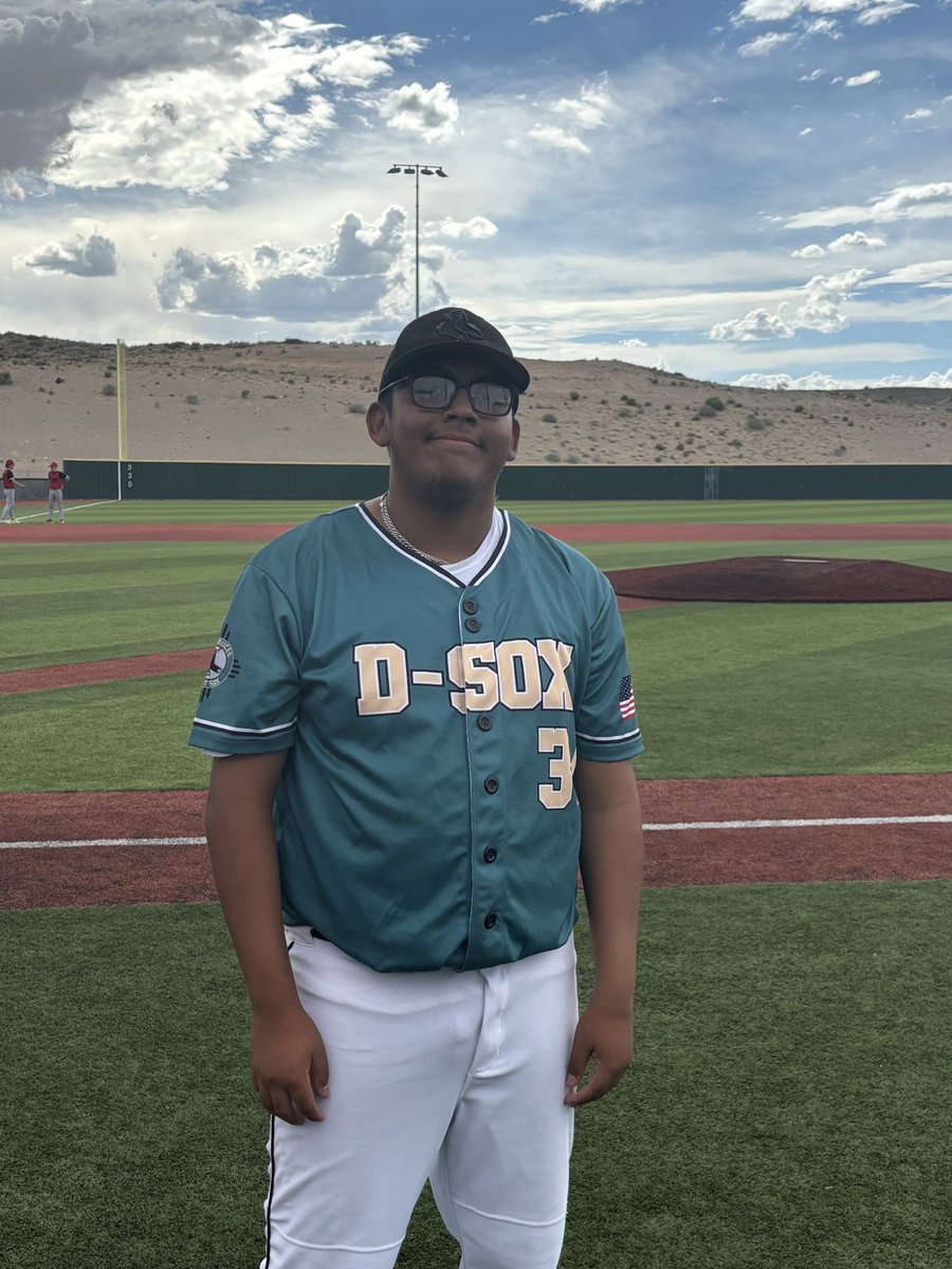 FiveToolNM's tweet photo. F: Desert Sox 0, ABA 2026 White 0
PoG: Jesus Garibay Jr. 7 IP, 4K, 0 ER | 2-3
Notable: Deegan Goldberg 7 IP, 6K, 0 ER https://t.co/TNYDJ2r6FO