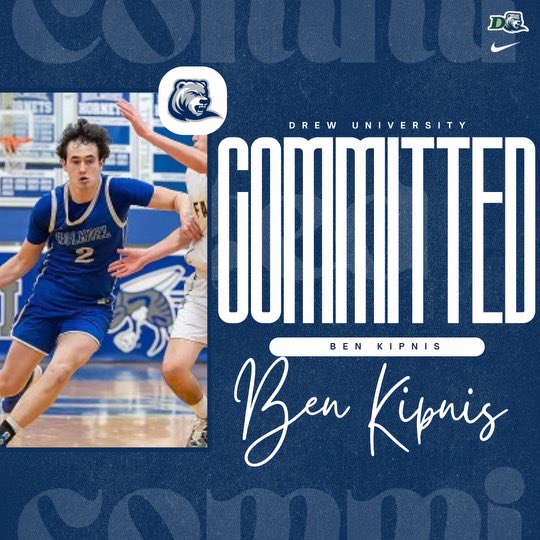Another Garden State product 

Help us welcome another Jersey native Ben Kipnis to the Forest. Kipnis is a recent graduate from Holmdel High School #RangerUp #d3h