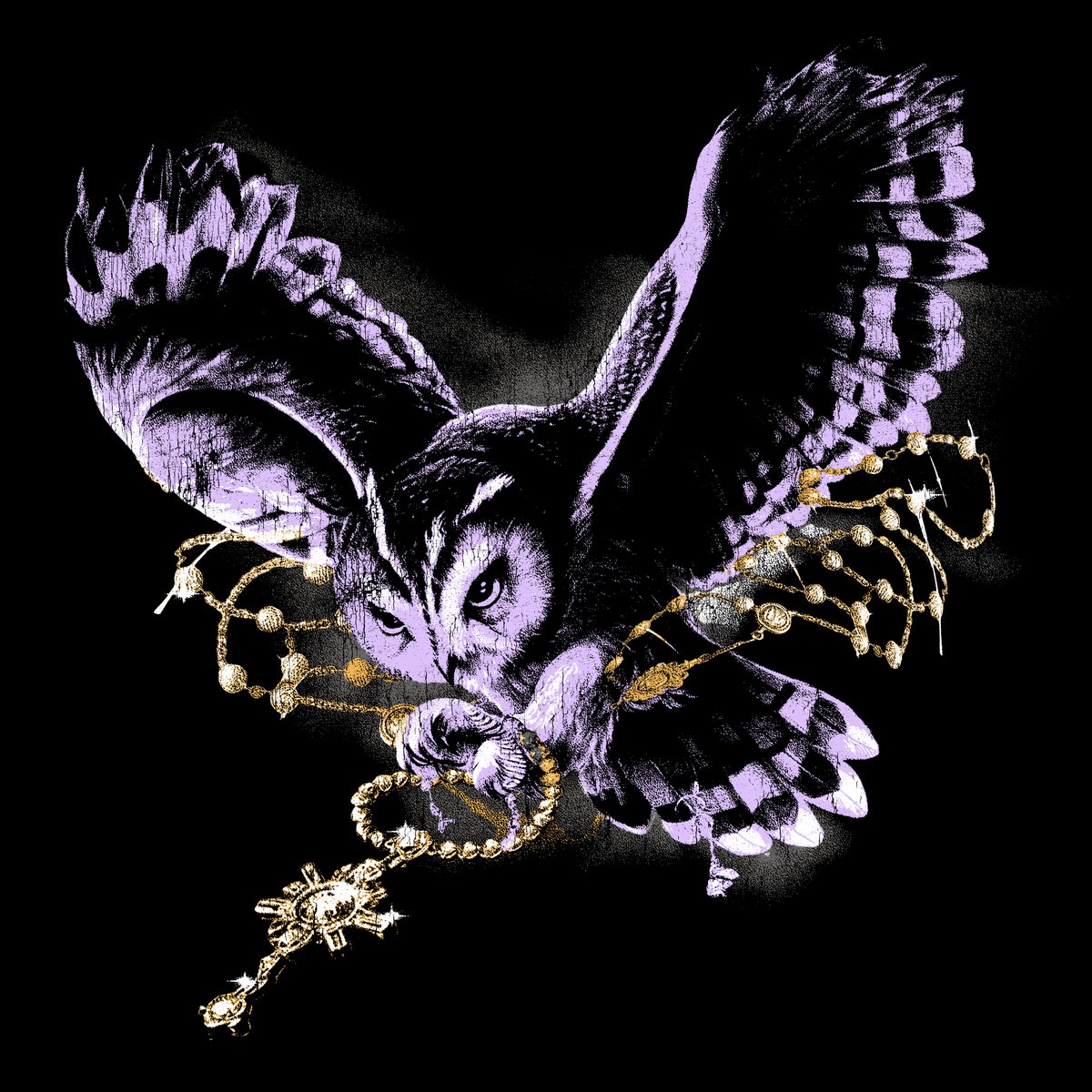 🦉”Gilded Dreams” Graphic Tee