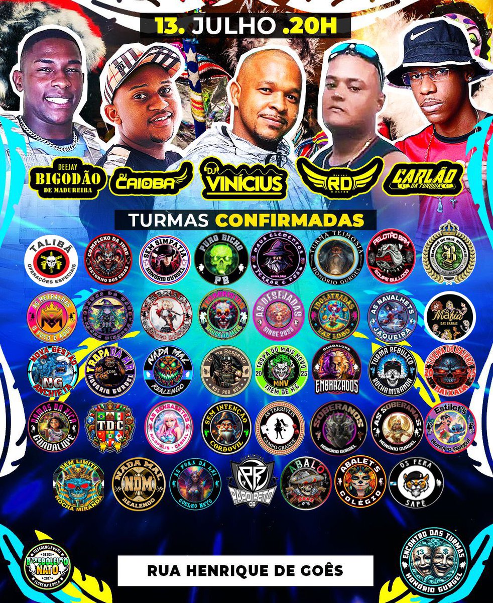 TURMAS CONFIRMADAS ✅