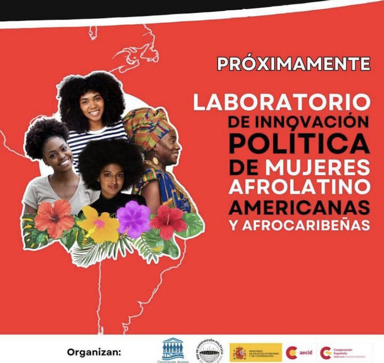 AmigosUnesco's tweet photo. Lanzamos   el “Primer Laboratorio de Innovación Politica de y para Mujeres Afrodes de América Latina y el Caribe*, proyecto liderado por la Corporación Amigos de la UNESCO (Colombia) y la @RedInnovaPol 
Síguenos en Instagram @siamigosdelaunesco https://t.co/0u2ifFWiQh