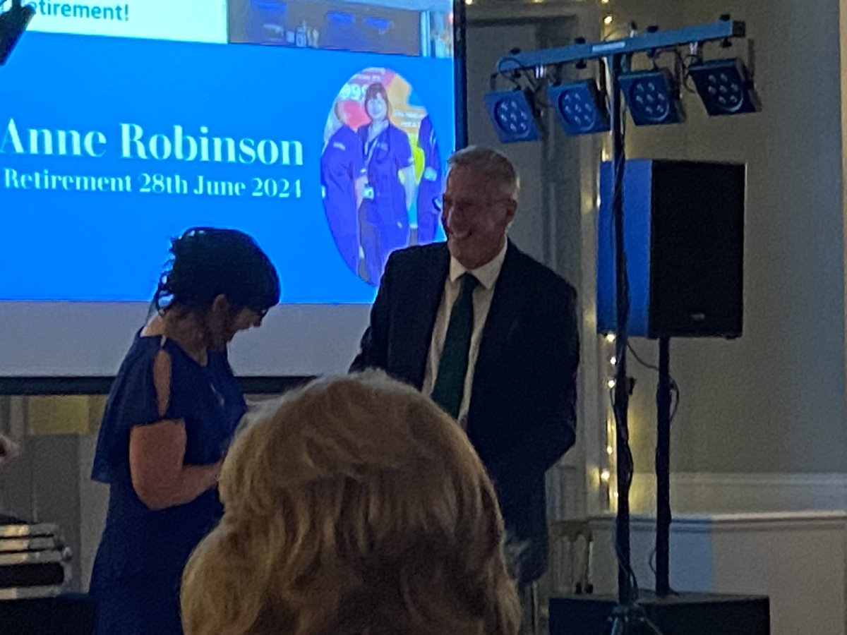 Paul Fitzsimmons (@prfitzsimmons) on Twitter photo A very special and emotional night as <a href="/WHHNHS/">WHH 🏥</a> wishes a happy retirement to our wonderful deputy Medical Director and ED consultant Dr Anne Robinson - over 40 yrs in the NHS and 30 <a href="/EmergencyWhh/">WHH Emergency Department</a> Thank you for all you have done for patients and doctors Anne - I’ll miss you so much. A very special and emotional night as <a href="/WHHNHS/">WHH 🏥</a> wishes a happy retirement to our wonderful deputy Medical Director and ED consultant Dr Anne Robinson - over 40 yrs in the NHS and 30 <a href="/EmergencyWhh/">WHH Emergency Department</a> Thank you for all you have done for patients and doctors Anne - I’ll miss you so much.