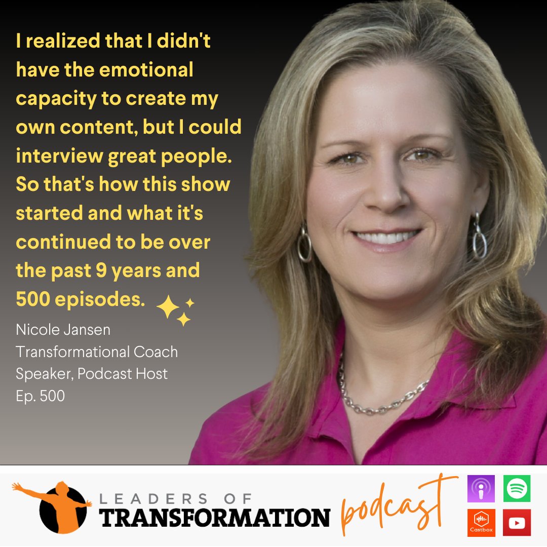 Celebrating 500 episodes! Thank you for supporting this show. Hope you enjoy this special episode ⭐️
youtu.be/ONLBOr6U9Ws

#successtips #SuccessStories  #transform #podcasts