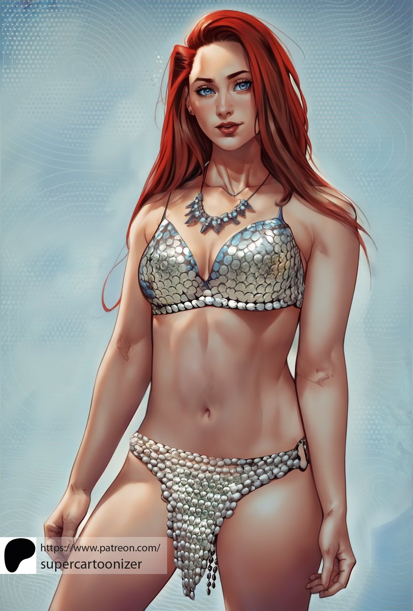 Supercartooniz1's tweet photo. #redheadbeauty #armore #RedSonja https://t.co/HXMBfbgi1S