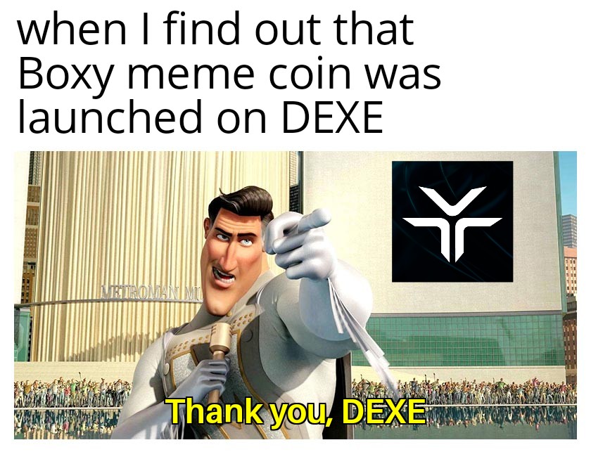 LuciferMor60971's tweet image. I'm excited to see the first #Memecoim on @DexeNetwork Dao. @your_boxy is ready to ride for a long here. Stay tuned.