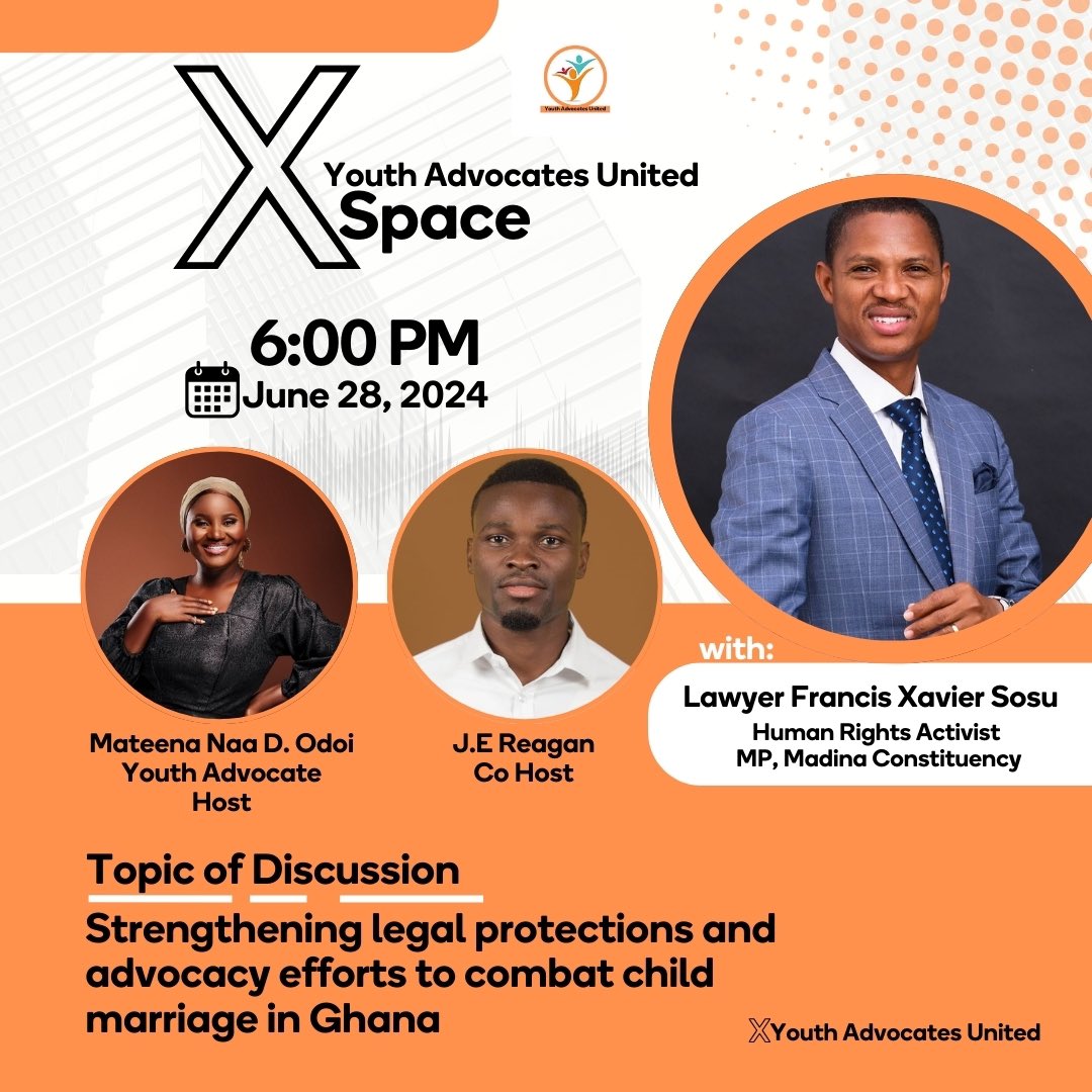 EndChild_M's tweet photo. Thank you for joining our discussion tonight. Let’s champion this cause together. 
#Iamjustababygirl #EndChildMarriageNow @MrReaganJerry @UNICEFGhana @amnestyghana https://t.co/scT5huH9eT