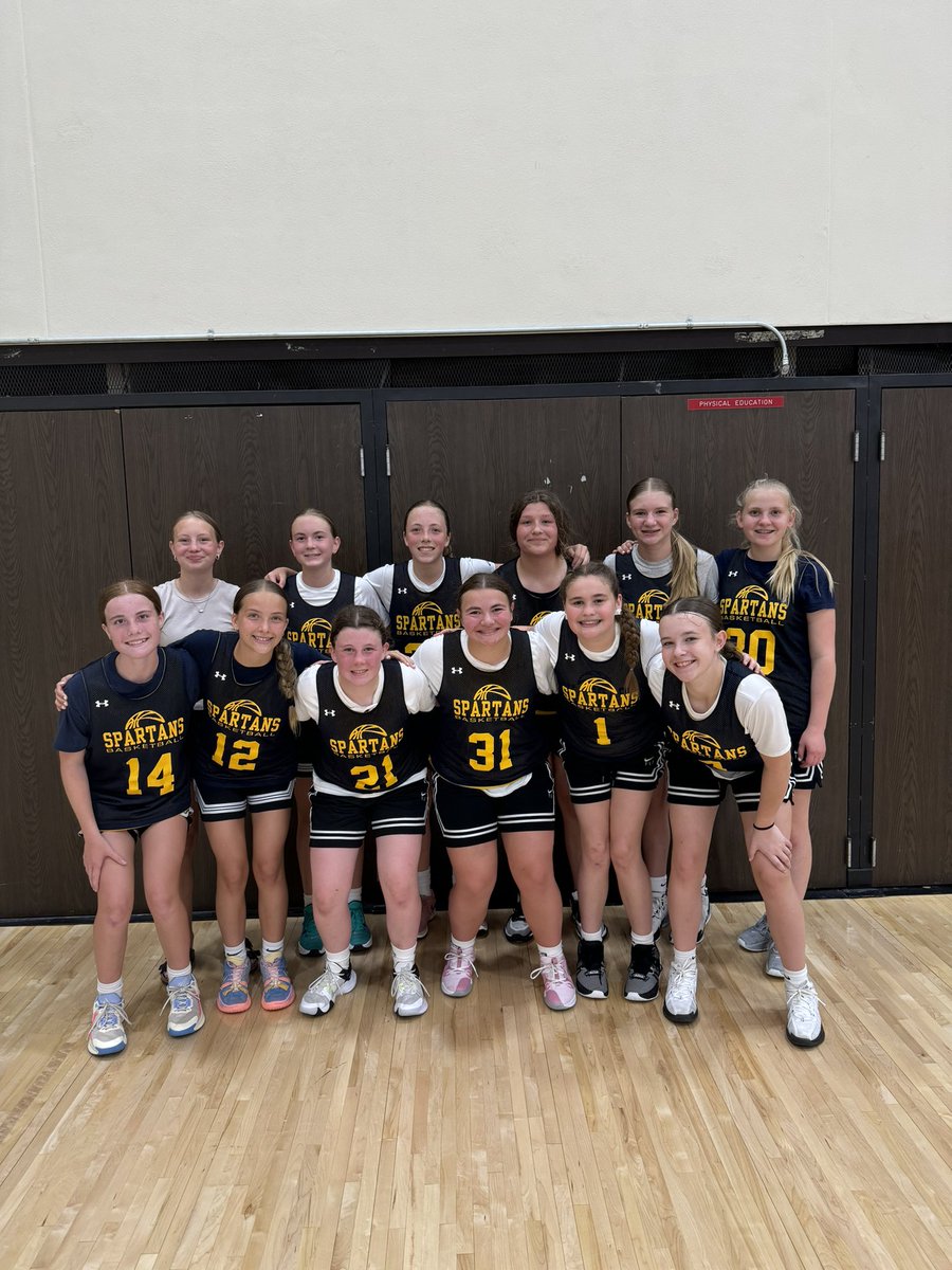 FNH_LadyHoops's tweet photo. So fun to watch these 9th and 8th graders compete against older girls on our other JV team in the @MSUM_WBB team camp today! Highlight of the day was making it to the semi-finals in the JV 2 minute tourney! Great job today ladies #rollnorth https://t.co/n0p3qC7Bvg