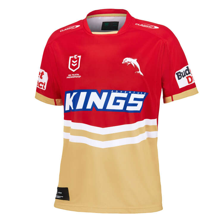 🚀 Da non perdere:  Maglia Rugby Redcliffe Dolphins NRL home  👉️ rugbysport.com/products/magli…