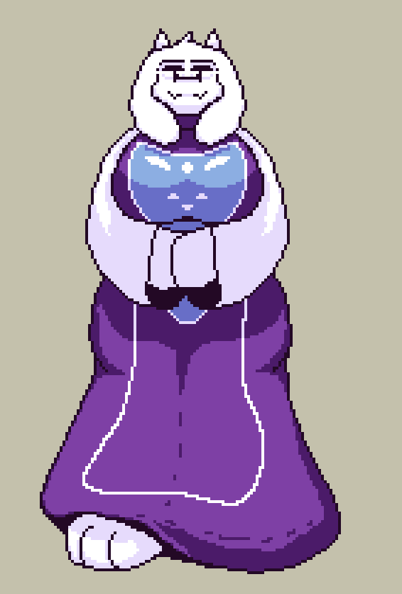 Le_WinterFrost's tweet photo. toriel sprite draft ouugh https://t.co/kBRVYdPAYH