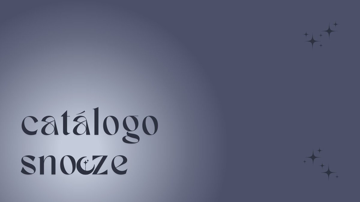 snoozepcs's tweet image. vem conferir o nosso catálogo ☆