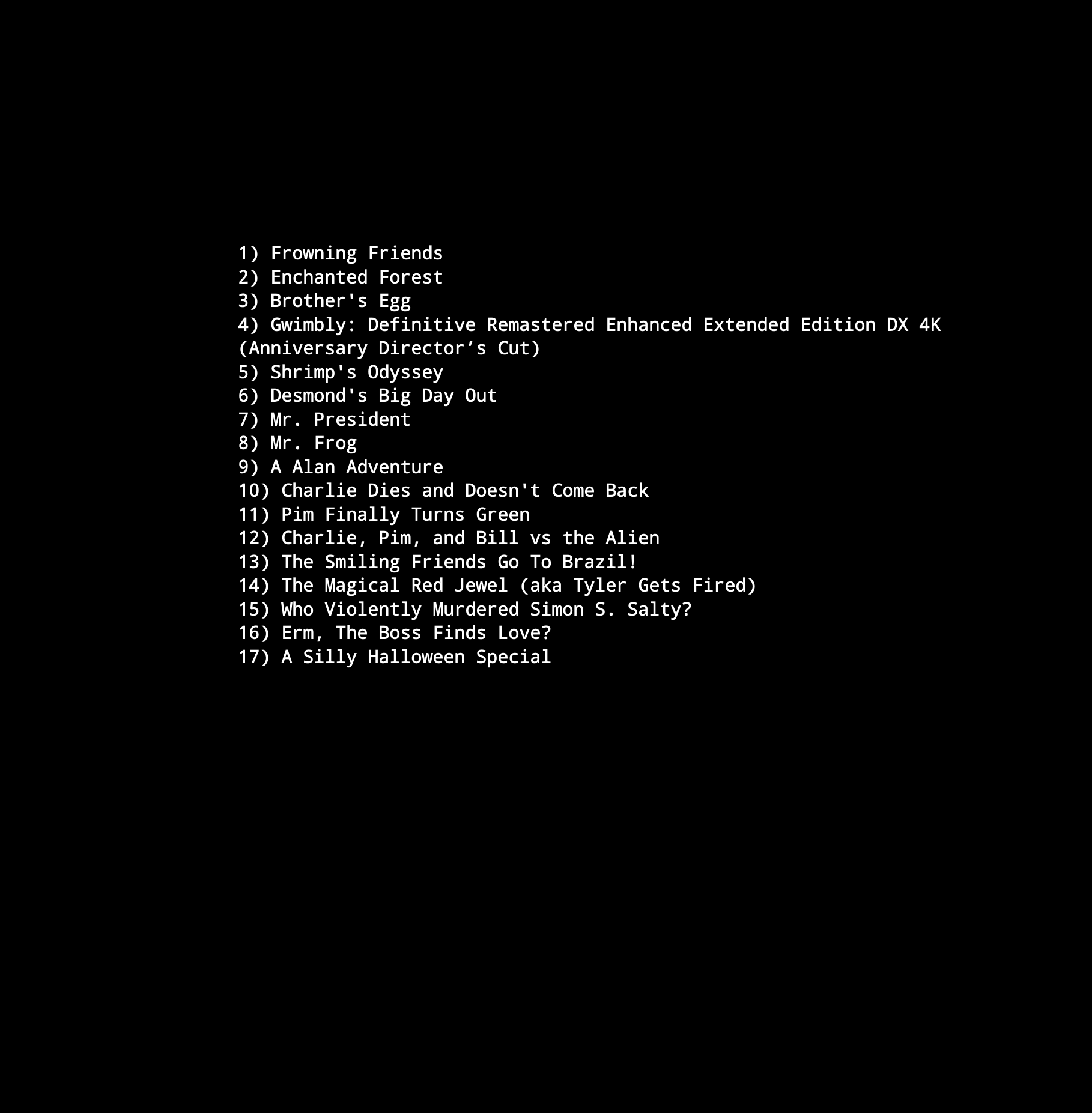 Glabb on X: “(Forgot en episode, whoops!) https://t.co/BXRi6qvRz2” / X
