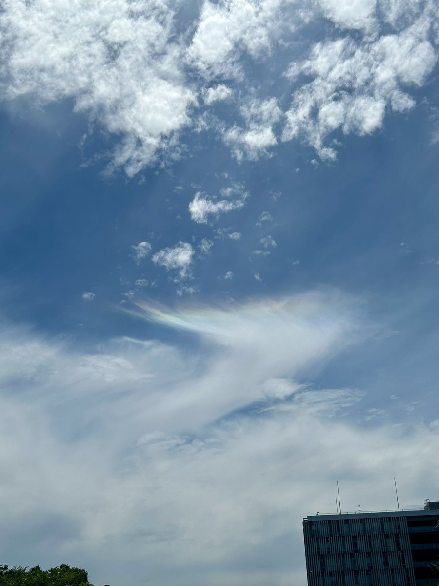 環水平アーク (A circumhorizontal arc)