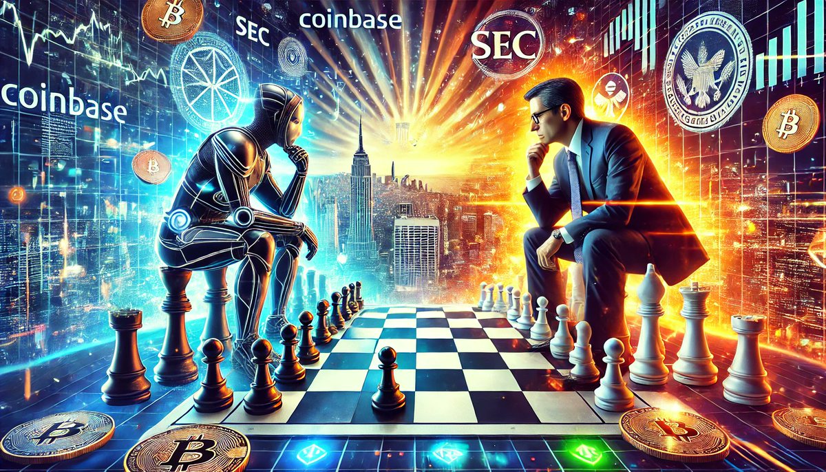 ERC20Trolls's tweet photo. Coinbase vs SEC: Who will win the battle for regulatory clarity? My bet's on Coinbase – after all, they’ve been playing 4D chess while the sec is still figuring out checkers. 🚀💼 #CryptoWar #CoinbaseVsSEC #CryptoRegulation #CryptoWins https://t.co/P9Lq9maLYJ