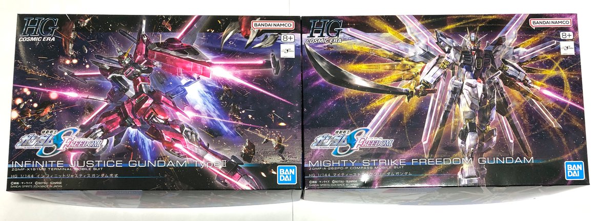 やっぱりHGマイティーストライクフリーダムガンダムとHGインフィニット