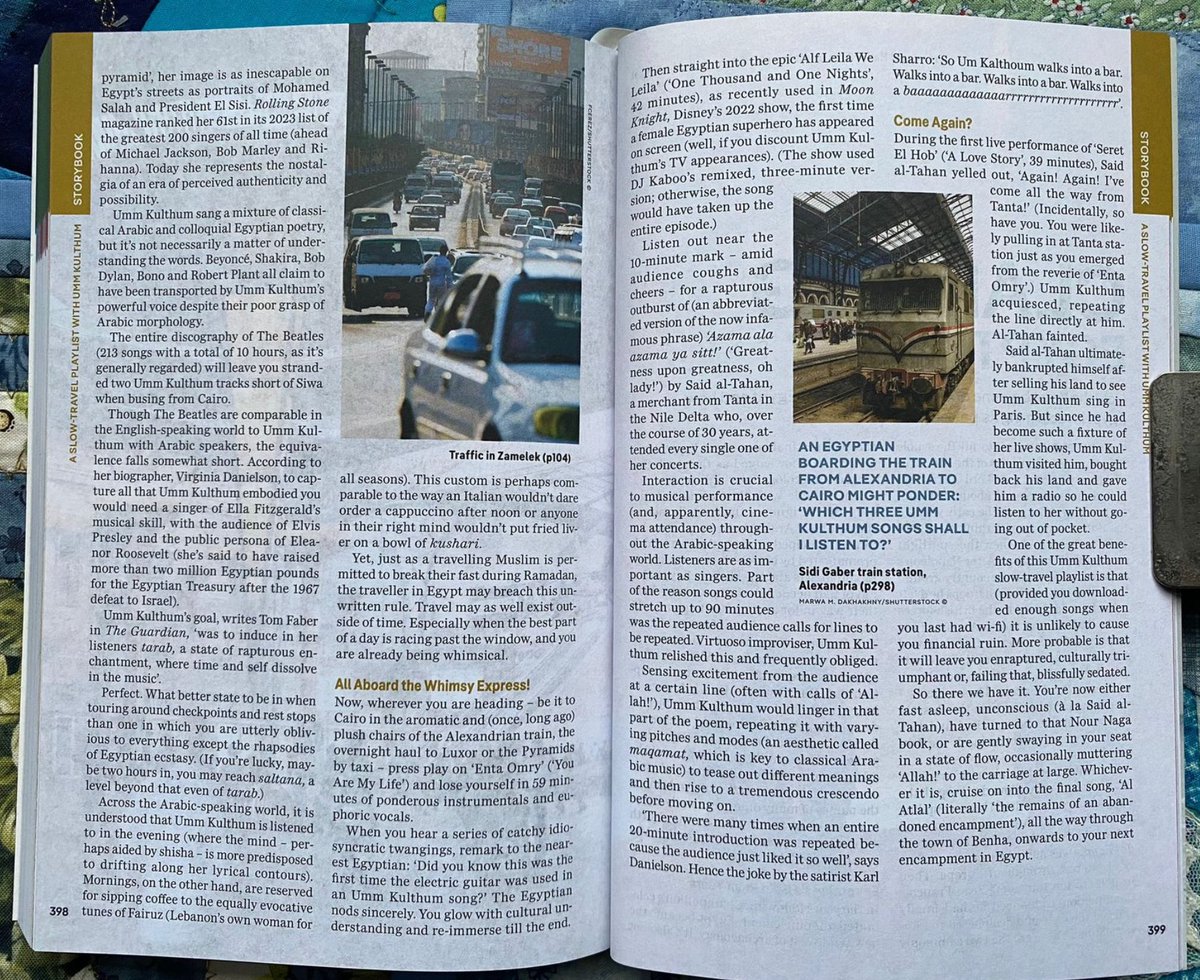 Days &amp; nights spent travelling between Dahab and Cairo listening to Umm Kulthum — a piece for Lonely Planet: