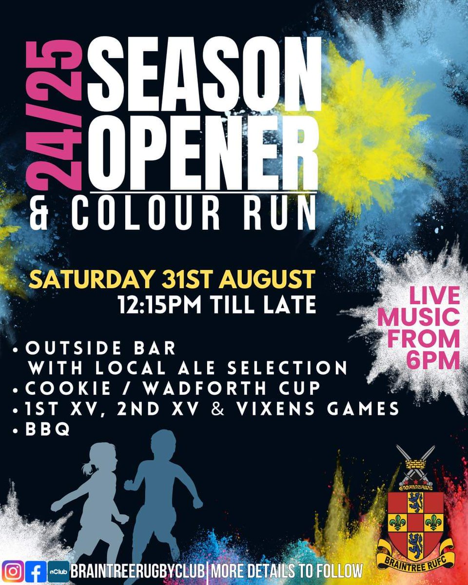 Save the date 👇🏉⚫️🟡