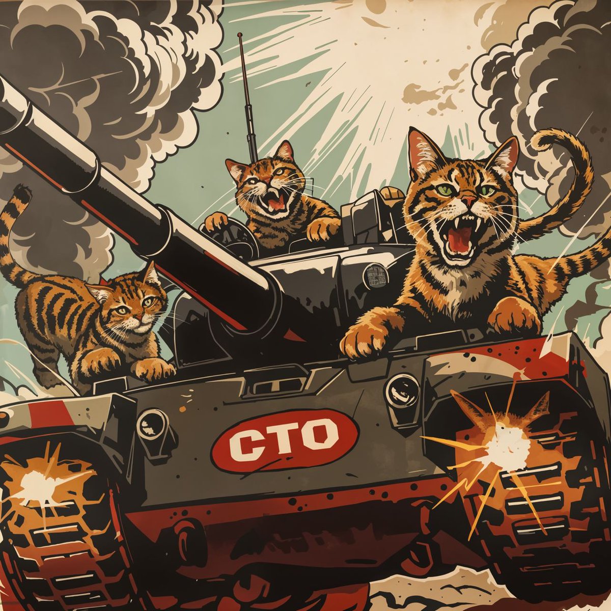 cattakeover_cto's tweet photo. First we pump, then we dump, then they give up, THEN, we invade and TAKE OVER! This is a fucking CAT TAKE OVER!!! Join our ranks. https://t.co/kXAzo1JNqx