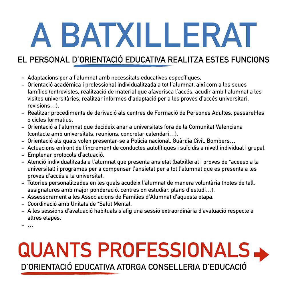 juanviblazquez's tweet photo. 🚨Únicament a la ciutat de València hi ha 197 unitats (classes) de secundària als Instituts públics. Multipliquen per nombre d’alumnat i veuran l’impacte d’esta decisió. 
🚨@GVAeducacio @SOSorienta_CV @OxLaPublica @Associacio_ACPO @COPCV @apuntnoticies @levante_emv @apunt_media https://t.co/4Bg4x9d4XT