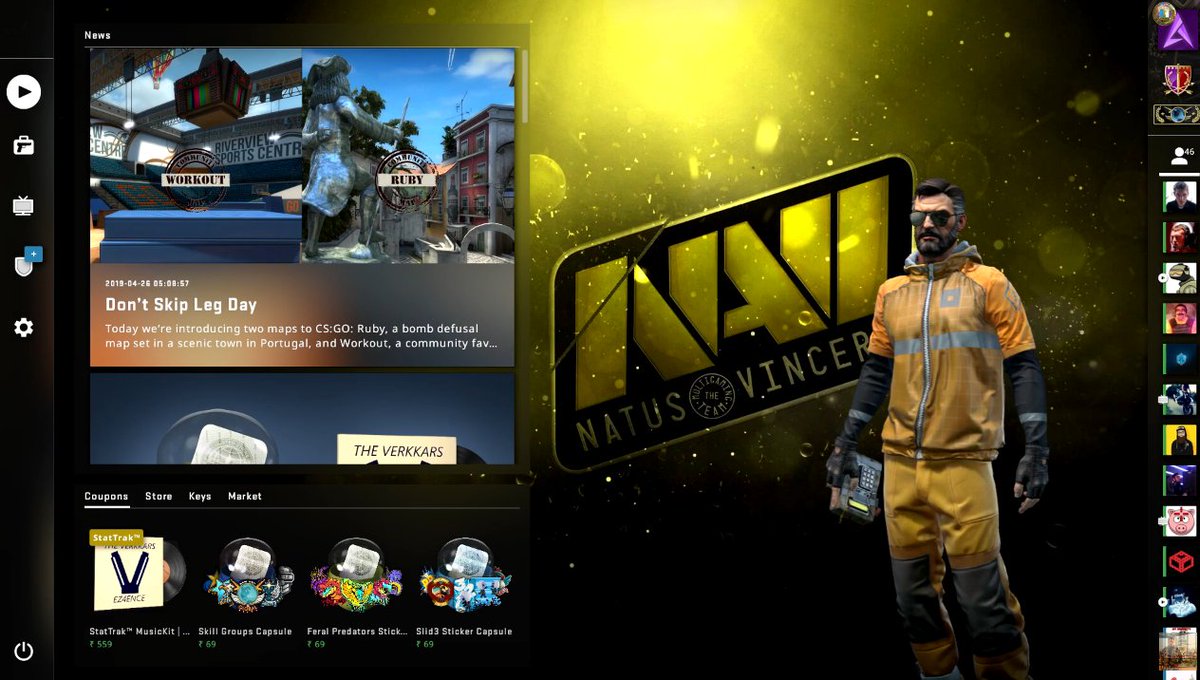 Do you remember the CS:GO Main Menu where you could replace the background with any video you wanted? Good times. 🫰