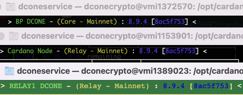 DCOneCrypto's tweet photo. πImportant news π
We have successfully updated all mainnet nodes of Pool #DCONE #Cardano to the new node 8.9.4 (01 Core BP, 02 Relay RL) which has an important hotfix against a repeat of the DDoS / chainloading attack a few days ago
$ada