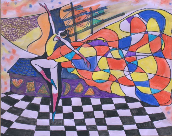 iaking6's tweet photo. Art of the Day: "“Dancer ”". Buy at: https://t.co/thWfss82iZ https://t.co/MPJ9tMxki1