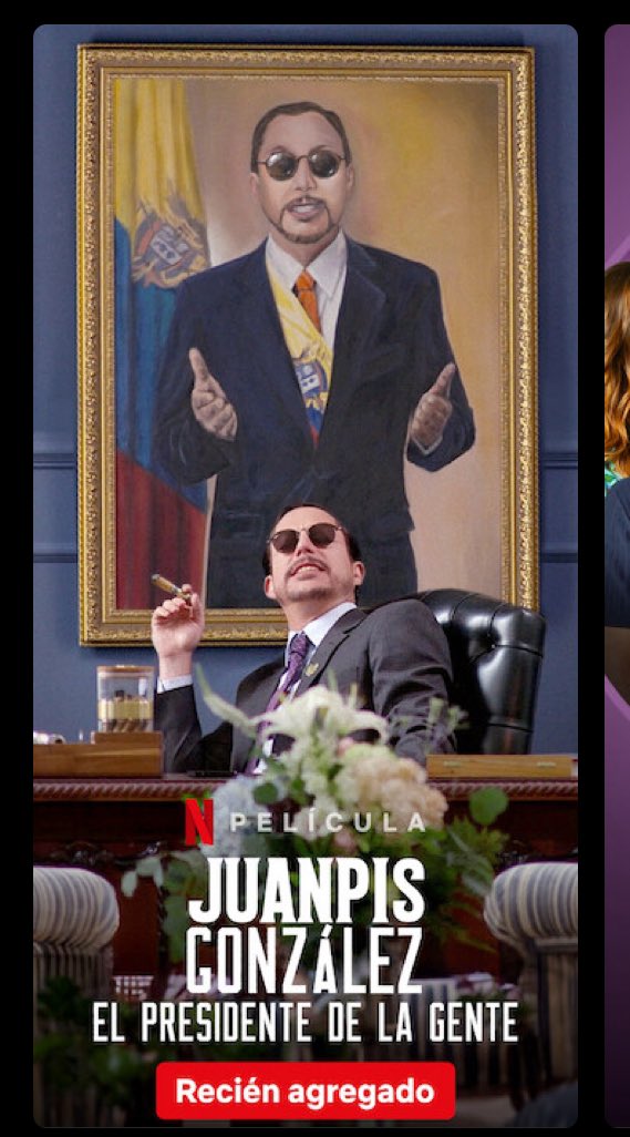 JuanCamilo's tweet photo. Si tienen la oportunidad de verse la pelicula “Juanpis Gonzales, el Presidente de la Gente” en Netflix pierdansenla. Un huesazo. https://t.co/wB8aBJP13w