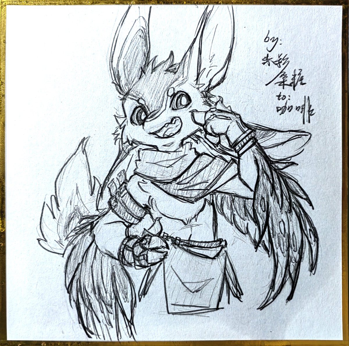 给咖啡的签绘！！！
Gift for Jasaka!!! <a href="/CaffeineBack/">Jasaka咖啡</a>