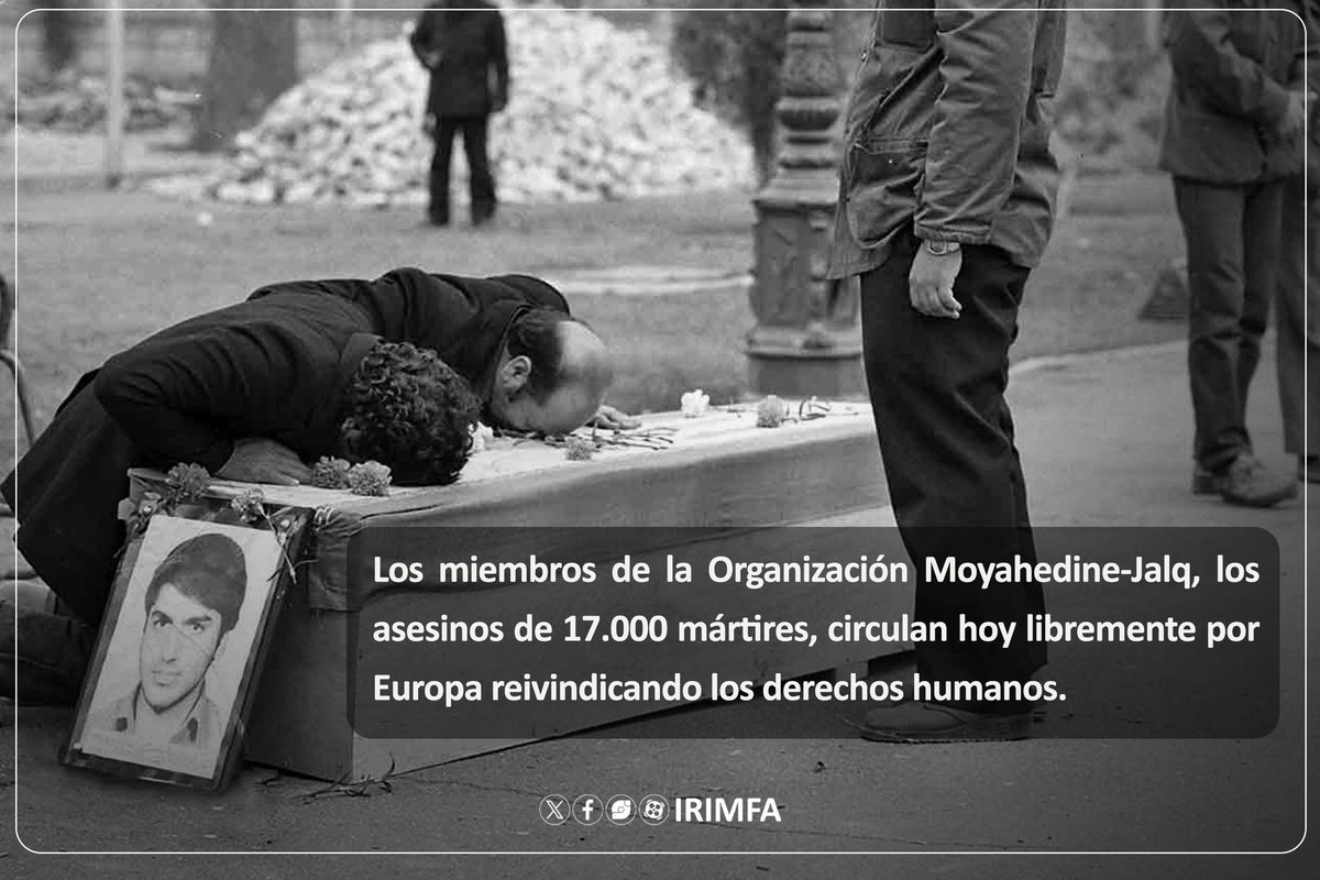 IRANinURUGUAY's tweet photo. Los miembros de la Organización Moyahedine - Jalq , los asesinos de 17.000 mártires , circulan hoy libremente por Europa reivindicando los derechos humanos .
#USHumanrights https://t.co/va7YTndchO
