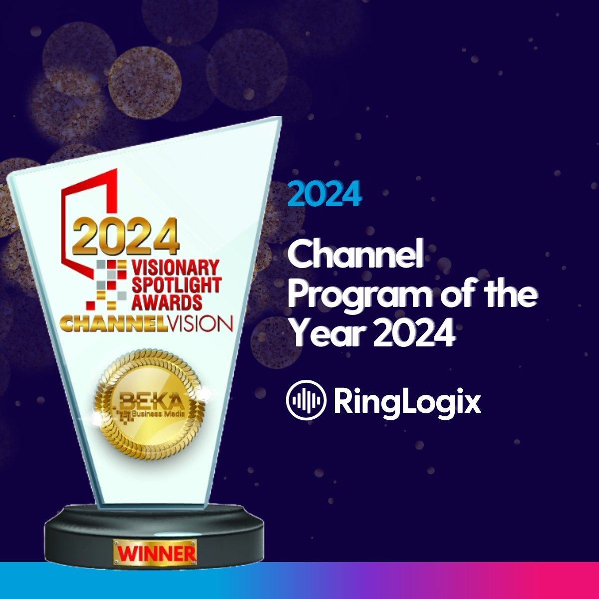 ringlogix's tweet image. #RingLogix is honored to be awarded the 2024 #ChannelVision Visionary Spotlight Awards for #ChannelProgram of the Year and Best Customer Service! 🏆 Read more on pages 50 and 55 hubs.la/Q02CXjxm0 #VisionarySpotlightAwards #CustomerService #MSP #VoIP #UCaaS #telecom