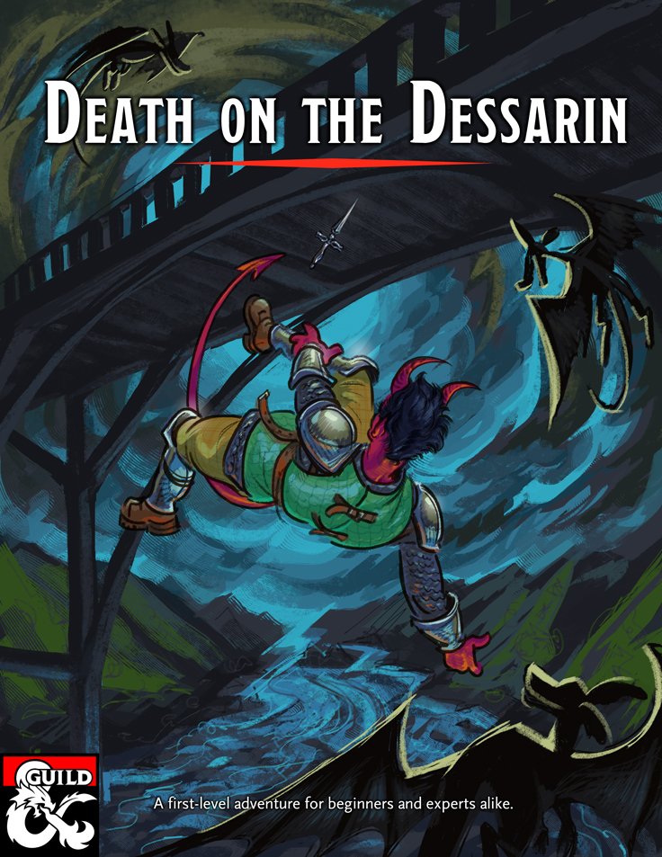 TheForgersHand's tweet photo. just in time for #KiwiRPG week, we present Death on the Dessarin! A perfect first-level adventure for beginners and experts alike. 

https://t.co/NShd8hgHCi https://t.co/j5KaMWAK4p
