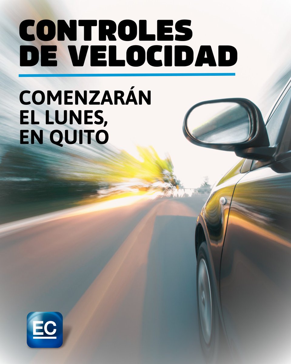 elcomerciocom's tweet photo. #QUITO | 🚨 La AMT estará a cargo de los operativos de control de #velocidad en la capital https://t.co/4SGEsF8UaS https://t.co/JAN2n3aMmc