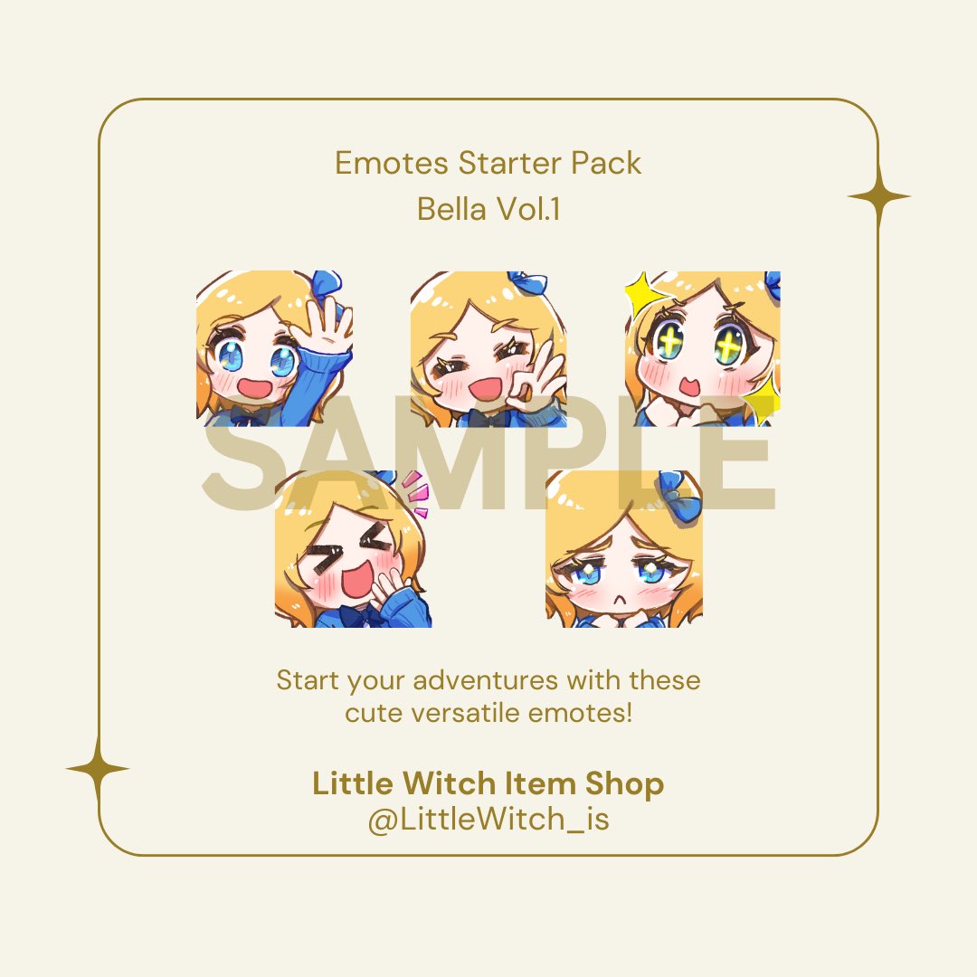 Our first shop item is up! 🎉
( Repost appreciated 🔁)
Just started your streaming journey? Want to express yourself in chat?
Take these original emotes with you for FREE! Or pay what you want for supporting the shop.
Link in thread ⬇️