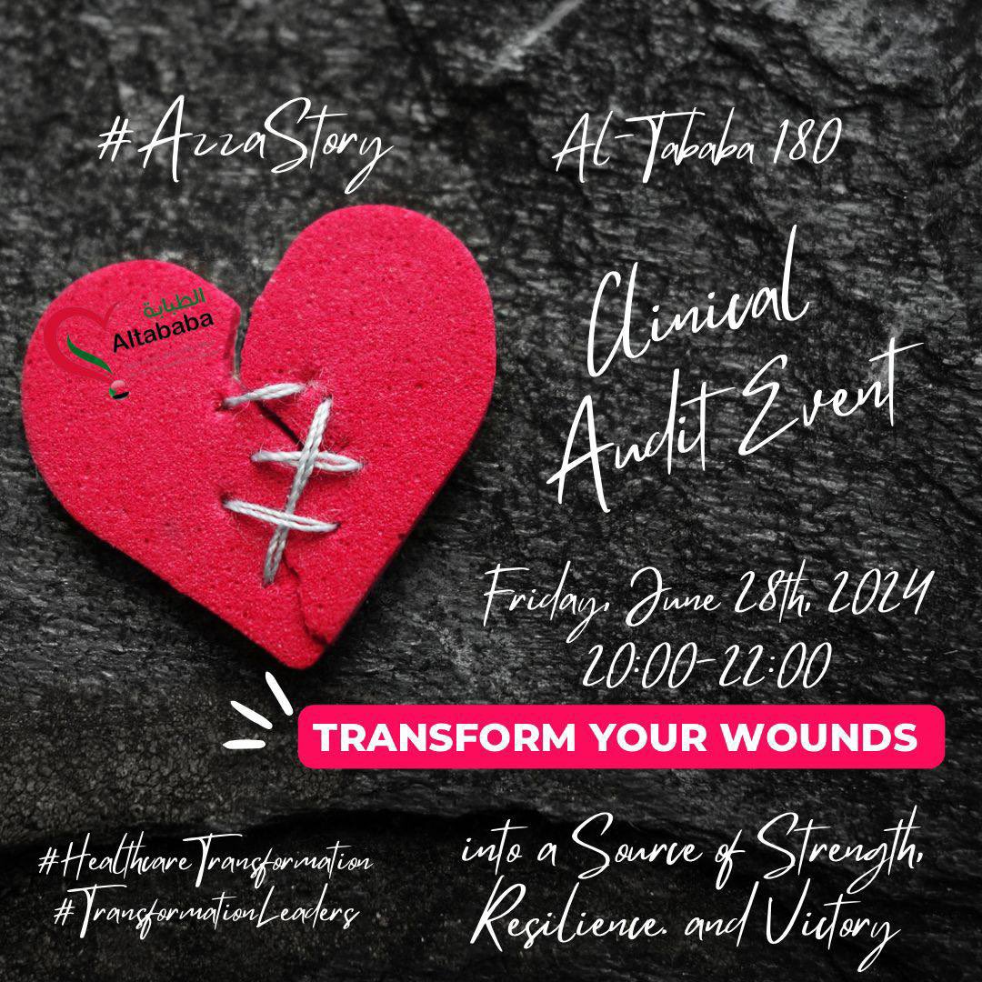 Let this SCAI initiative be a beacon of hope and renewal. Let it remind us that we are not alone in our struggles. Together, we can find strength in our shared experiences and support one another on this journey. 
#SudanCrisis 
#CAAW24 
#AzzaStory 
#ClinicalAuditHeroes