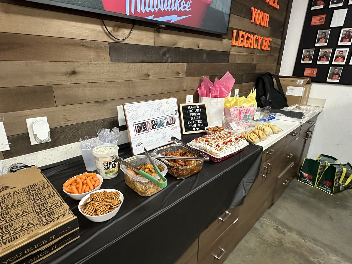 06/13/24 

We celebrated Heathers' promotion and last day with us. 

congratulations!!! 

Met team will miss you;  many blessings on your journey❤️