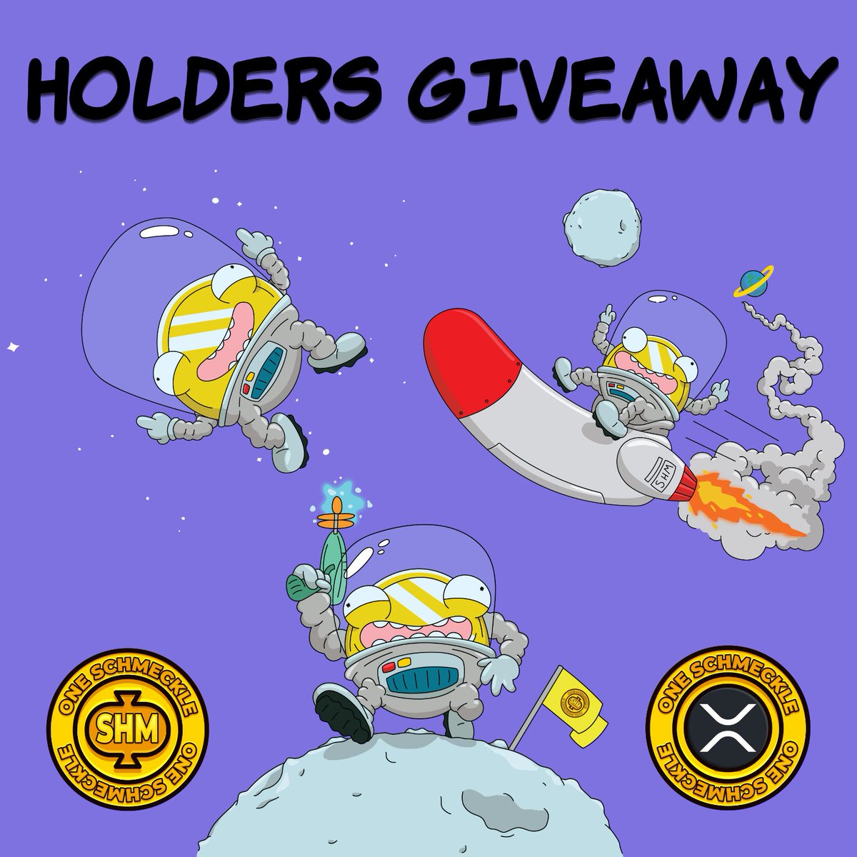 🗓️Weekly Holders Giveaway
🏆 9 Prizes
📢Follow + Like + RT + show proof of NFTs
⏰Winners picked in 48+ hours
📝Rules below

NFTs must be from the following collections:
xrp.cafe/collection/sch…
xrp.cafe/collection/burn