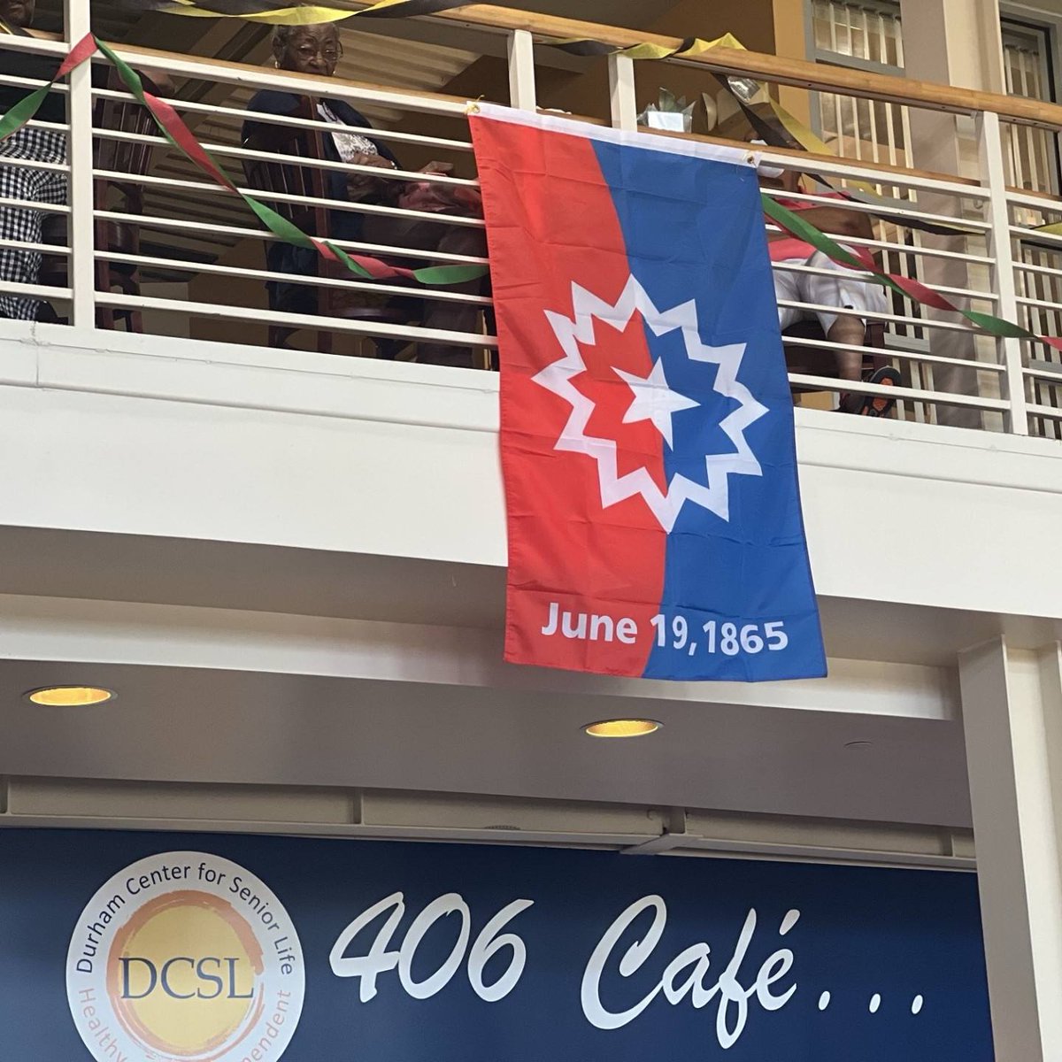 Thank you, DCSL community, for coming out strong for our Juneteenth celebration!

We came together to dance, sing, and celebrate Freedom Day together, and it was a vibrant commemoration.