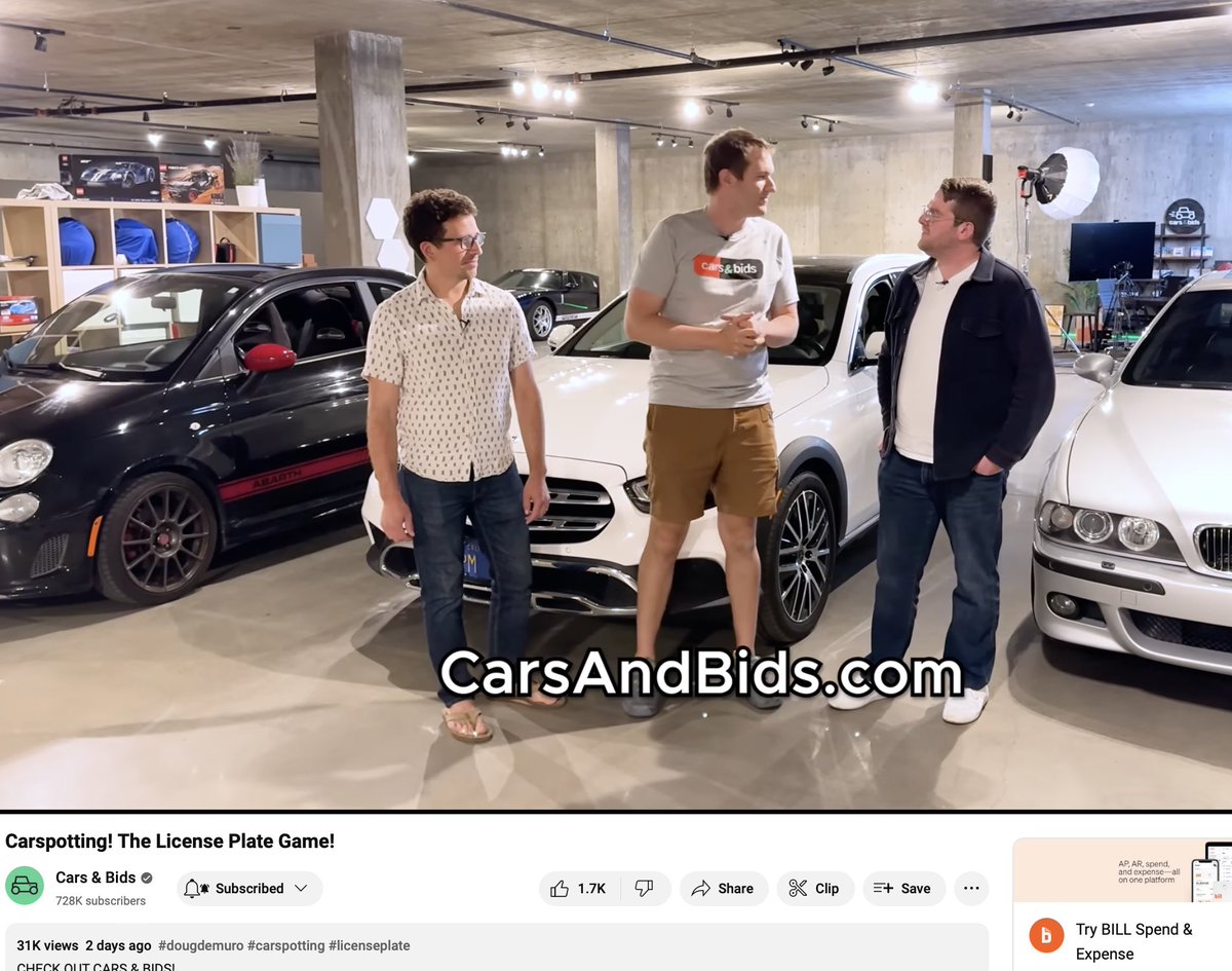Winston (@tesla_winston) on Twitter photo This might be my favorite Youtube channel right now.
<a href="/DougDeMuro/">Doug DeMuro</a>, Kennan, and Filippo are great hosts! Reminds me of the Top Gear! This might be my favorite Youtube channel right now.
<a href="/DougDeMuro/">Doug DeMuro</a>, Kennan, and Filippo are great hosts! Reminds me of the Top Gear!
