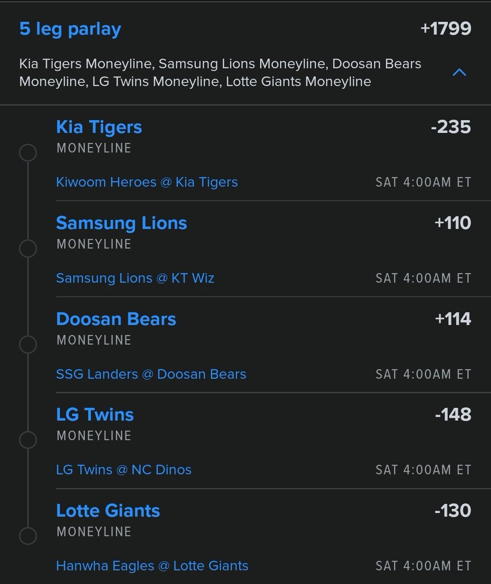 TheKnightCapper's tweet photo. 🏧⭐+1799 LOTTO #KBO PARLAY⭐🏧

Sending $100 To Someone Who LIKES❤️

RT To Receive 10x Bonus Entries ♻️

Drop Your Cashapp,Venmo, PayPal in Comments🗣

💎⚾️OVERSEAS KBO CLASSIC⚾️💎

#GamblingX  #MLB #FreePicks #FreePlays #FreeParlays https://t.co/x1o5yD0phL
